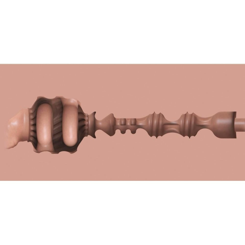 Мастурбатор в колбе вагина телесного цвета Fleshlight - 3