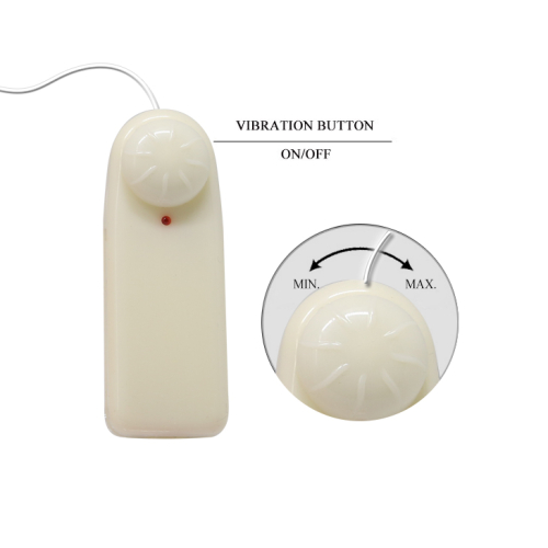 Вибрострапон полый мужской с пультом управления бежевый Baile Vibrating Strap On - 11