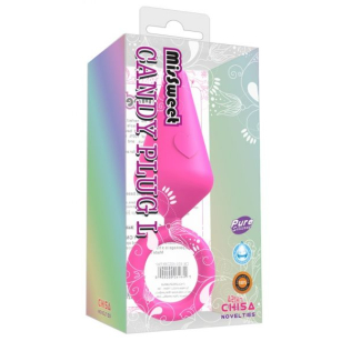 Силіконова анальна пробка рожева CHISA MisSweet-Candy Plug