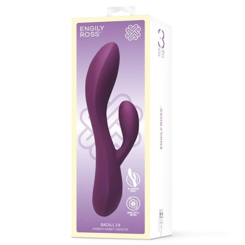 Вібратор для жінок для стимуляції клітора та зони G-spot Engily Ross Bacall Vibe Injected Liquified Silicone Double Motor - 2