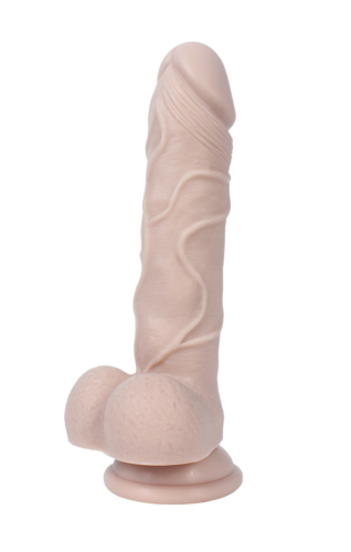 Фаллоимитатор реалистичный силиконовый на присоске телесного цвета Xise Beast Sexy - 3