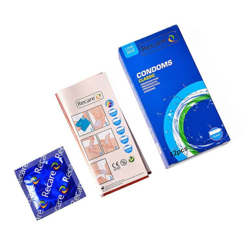Презервативы классические Recare Classic Condoms 12 штук - 4