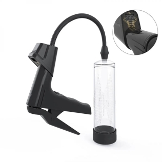 Вакуумная помпа для члена прозрачная Men Powerup MEN Air Gun Penis Pump