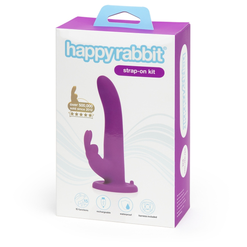 Вібрострапон кролик з трусиками HAPPY RABBIT Lovehoney - 6