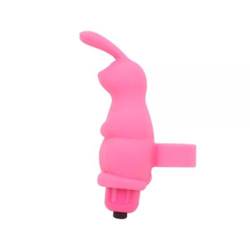 Вибратор для клитора на палец Sweeiie Rabbit розовый - 3