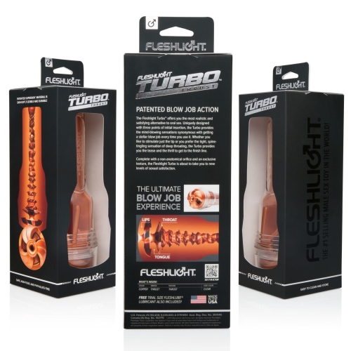 Мастурбатор Fleshlight Turbo Thrust Copper имитация минета Флешлайт - 3