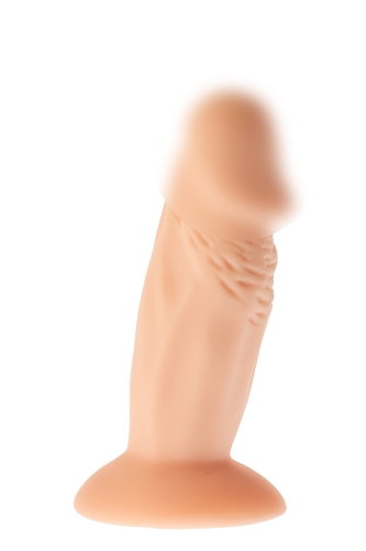 Гибкий фаллоимитатор реалистичный на присоске бежевый Dream Toys MR. DIXX TINY TOM 4.3INCH DONG - 1
