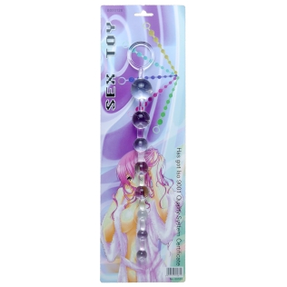 Анальные бусы прозрачные Jelly Anal Beads