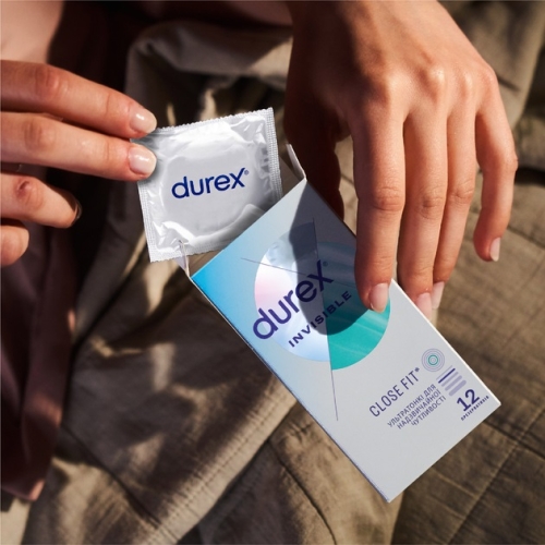 Презервативи ультратонкі латексні з силіконовим мастилом Durex Invisible 12 штук - 2