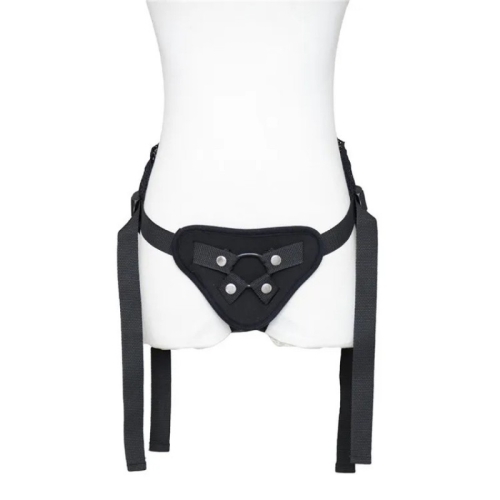 Трусики для крепления страпона черного цвета Vscnovelty Harness Strap on - 1