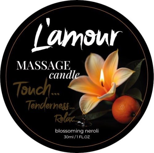 Массажная свеча ароматом апельсина L'amour Blossoming Neroli 30 мл - 1