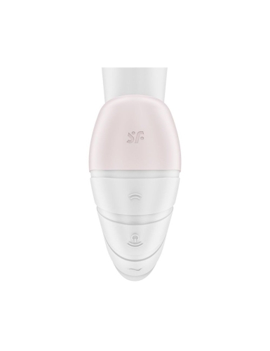 Силиконовый вакуумный вибростимулятор для клитора и зоны G белый Satisfyer Supernova - 2