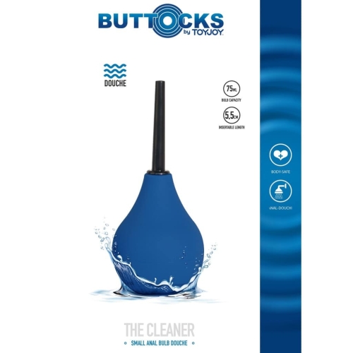 Анальный душ очищающий синий Toy Joy Buttocks 75 мл - 6