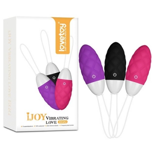 Віброяйце чорне силіконове Lovetoy Egg - 2