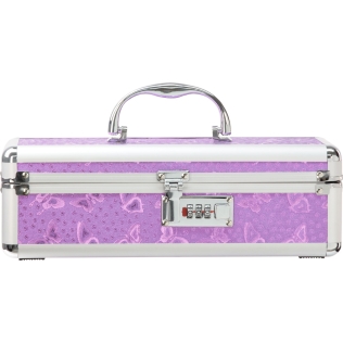 Кейс для хранения секс-игрушек Powerbullet Lockable Vibrator Case Purple с кодовым замком