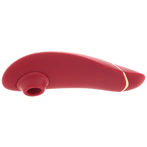 Вакуумний кліторальний стимулятор бордовий Womanizer Premium - 5