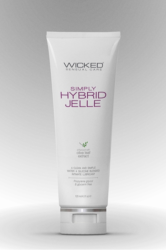 Лубрикант на водно силіконовій основі Wicked sensual care Simply hybrid jelle 120 мл - 6