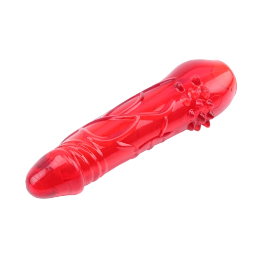 Вібратор з двома реалістичними насадками червоний CHISA Hotstorm Hers Dildo Kit - 3