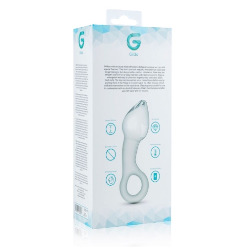 Скляний стимулятор простати Gildo Glass Prostate Plug No. 13 - 5
