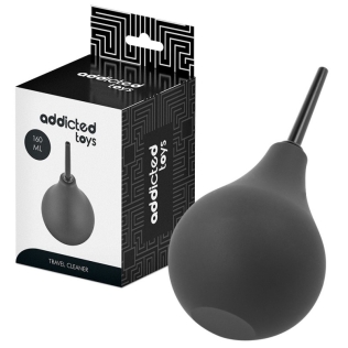 Анальная клизма черная Addicted Toys Travel Anal Cleaner 160 мл