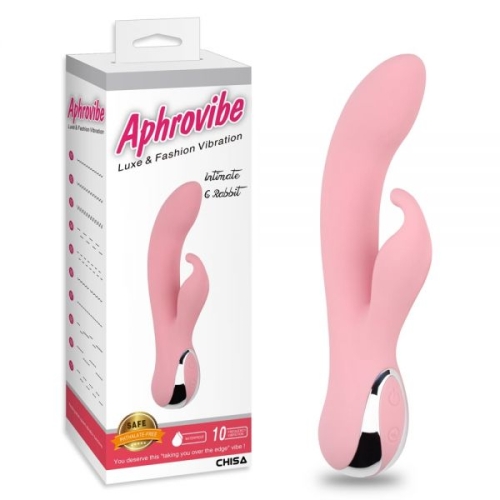 Мультискоростной вибратор нежно розового цвета Chisa Intimate G Rabbit - 1