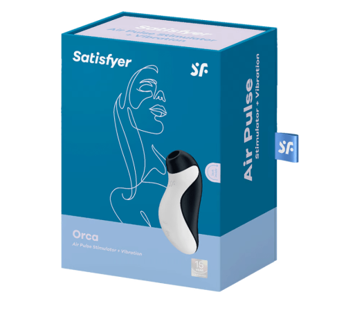 Вакуумный стимулятор вибратор для клитора Orca Satisfyer - 6