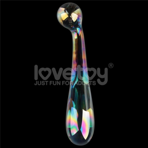Стеклянный дилдо Twilight Gleam Glass Dildo Alluring Arc - 2