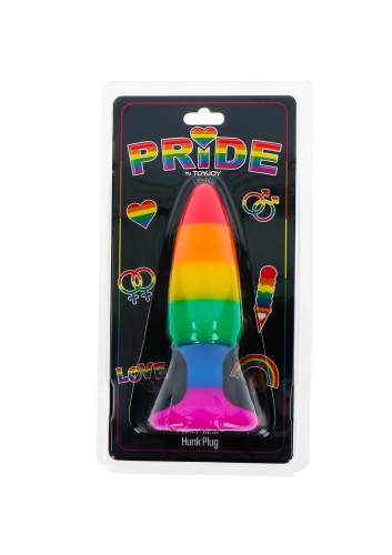 Анальний затор TOY JOY Hunk Plug, L різнокольоровий - 2