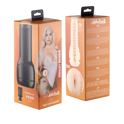 Мастурбатор вагина порнозвезды Ashley Barbie телесного цвета Kiiroo - 2