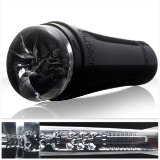 Мастурбатор у колбі анус із кібершкіри прозорого кольору Fleshlight Pilot