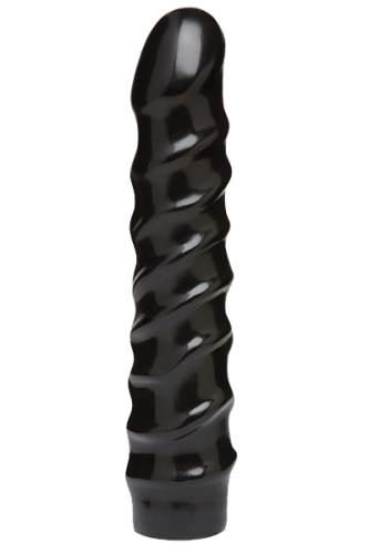 Фаллоимитатор 20,3 см/3,8 см гибкий спиральный Doc Johnson CodeBlack - 8 Inch Raging Hard-Ons Dong - Виниловый - 1