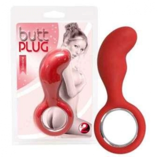 Анальная пробка Butt Plug красная