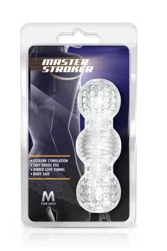 Мастурбатор для пениса прозрачного цвета Blush MASTER STROKER CLEAR - 2
