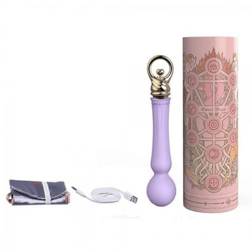 Вібромасажер мікрофон для інтимних місць бузковий ZALO CONFIDENCE Fantasy Violet - 2