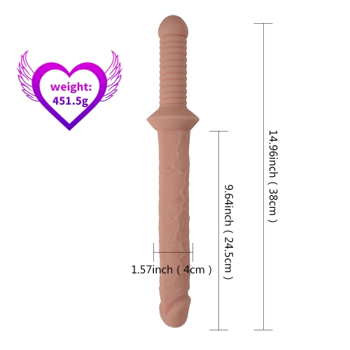 Фаллоимитатор-дилдо большой в виде меча Big sword dildo 32,5 см - 3