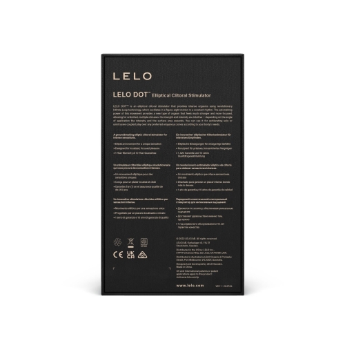 Клиторальный точечный стимулятор бирюзового цвета Lelo Dot - 9