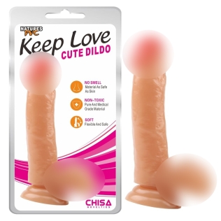 Фалоімітатор реалістичний на присоску тілесний CHISA Keep Love Cute Dildo