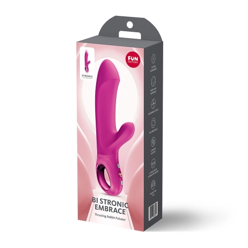 Пульсатор для точки G з кліторальним відростком фіолетовий Fun Factory Bi Stronic Embrace - 10
