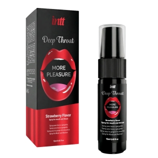 Спрей для глубокого минета с клубничным вкусом Intt Deep Throat Oral Spray Strawberry 12 мл