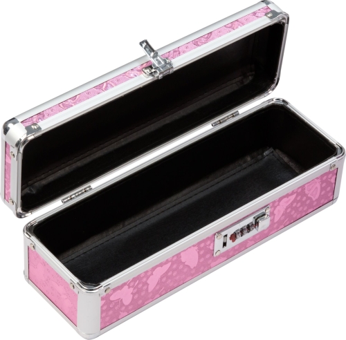 Кейс для хранения секс-игрушек Powerbullet Lockable Vibrator Case Pink с кодовым замком - 3