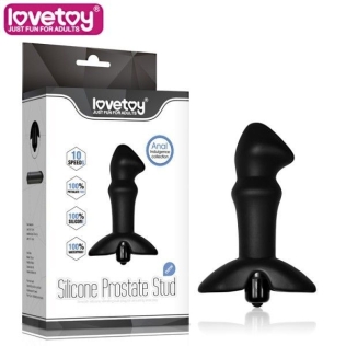 Водонепроницаемая силиконовая анальная пробка черная Lovetoy
