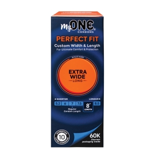Презервативы ультратонкие MyONE Extra Wide and Long размер 60K 10 штук