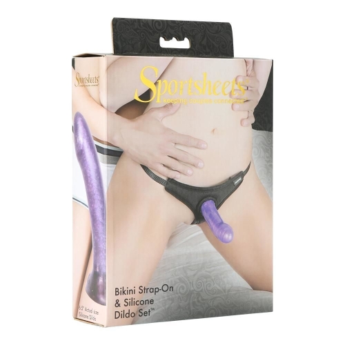 Трусы для страпона Sportsheets Bikini Strap On - 3