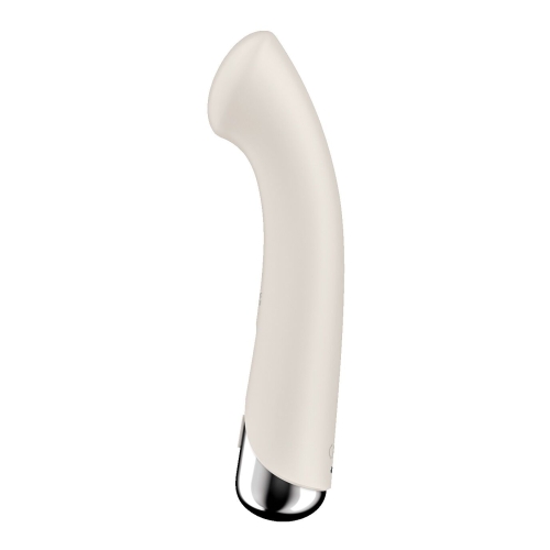 Вибратор вагинальный и для точки G с ротацией бежевого цвета Satisfyer Spinning G-Spot 1 - 3