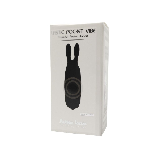 Мінівібратор Adrien Lastic Pocket Vibe Rabbit Black - 5