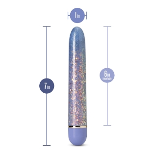 Вібратор вагінальний синього з перламутром кольору Blush ETHERIAL PERIWINKLE