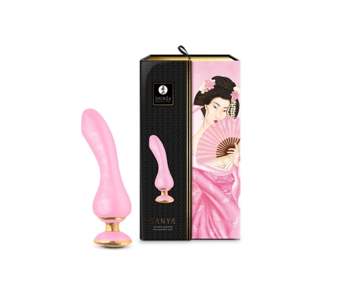 Вібратор для точки G рожевого кольору Shunga Sanya - 7