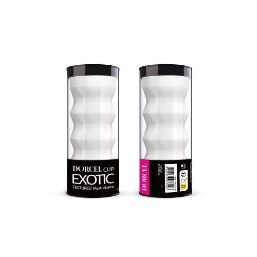 Мастурбатор для мужчин белого цвета Dorcel Cup Exotic - 4
