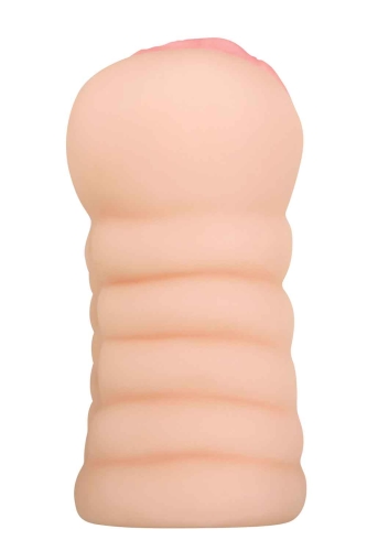 Мастурбатор анус и вагина с внутренними шариками телесного цвета Adam &amp;amp; Eve Adams tight stroker massage beads - 7