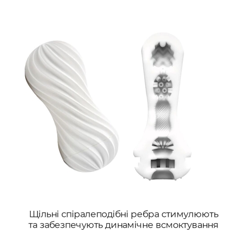 Мастурбатор Tenga FLEX Silky White Тенга - 4